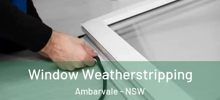Window Weatherstripping Ambarvale - NSW