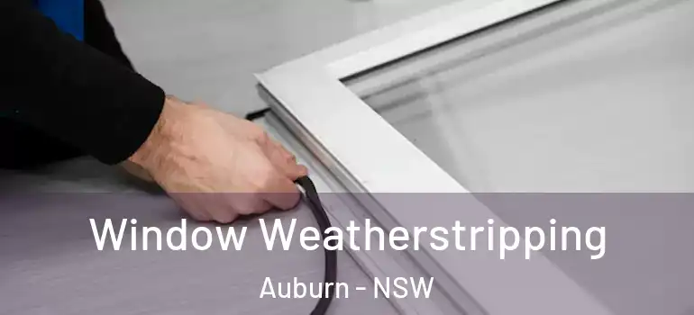 Window Weatherstripping Auburn - NSW