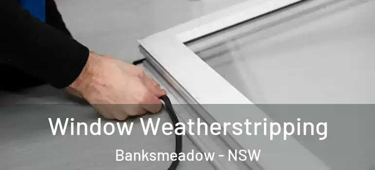 Window Weatherstripping Banksmeadow - NSW
