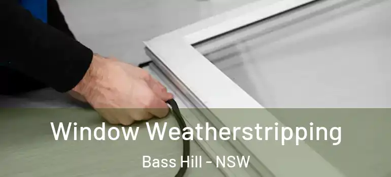 Window Weatherstripping Bass Hill - NSW