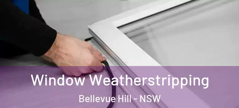 Window Weatherstripping Bellevue Hill - NSW