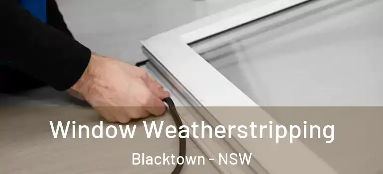 Window Weatherstripping Blacktown - NSW