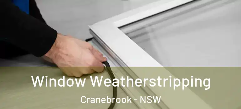 Window Weatherstripping Cranebrook - NSW