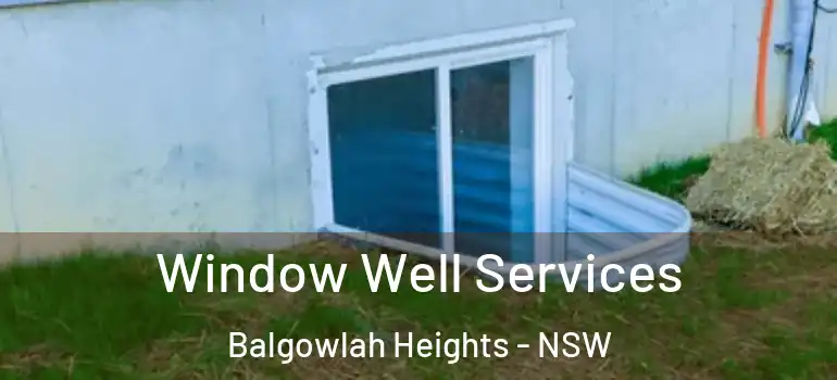 Window Well Services Balgowlah Heights - NSW
