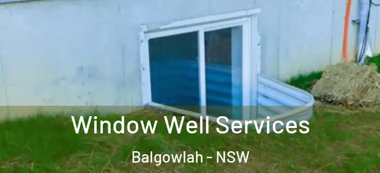Window Well Services Balgowlah - NSW