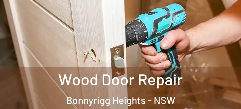 Wood Door Repair Bonnyrigg Heights - NSW