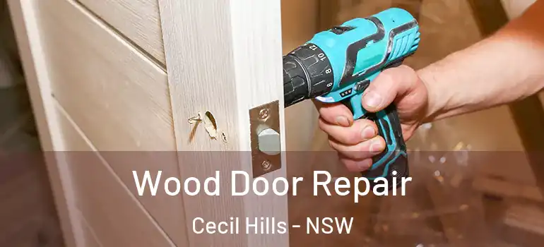 Wood Door Repair Cecil Hills - NSW
