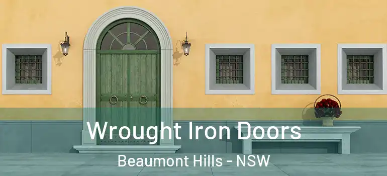 Wrought Iron Doors Beaumont Hills - NSW