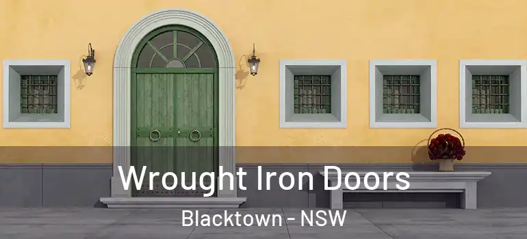 Wrought Iron Doors Blacktown - NSW