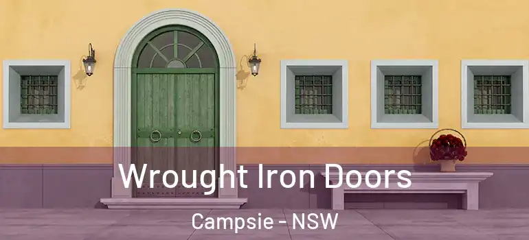 Wrought Iron Doors Campsie - NSW