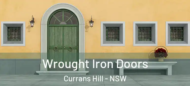 Wrought Iron Doors Currans Hill - NSW